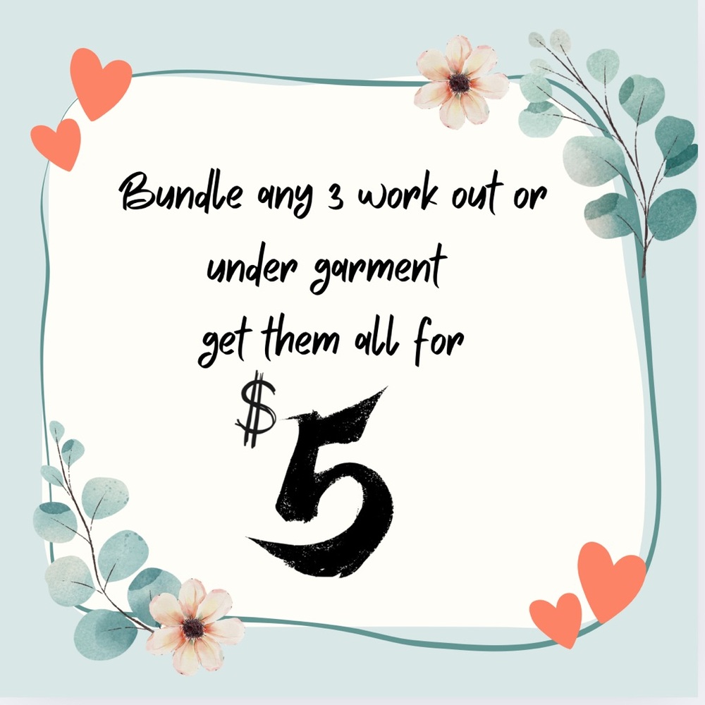 $5 Bundle Offer $5